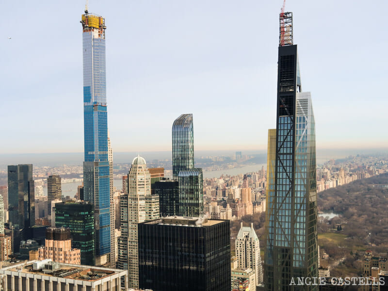 Los rascacielos de la Billionaires Row en Nueva York, junto a Central Park